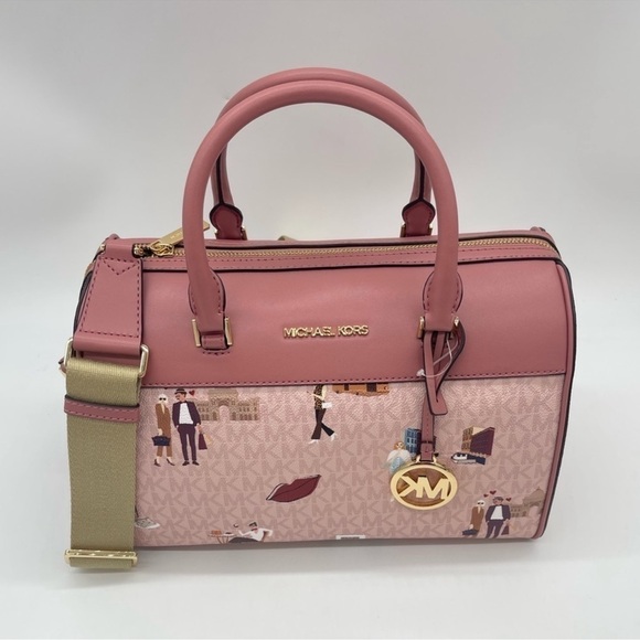 Michael Kors Medium Duffle Satchel Crossbody Bag - Picture 4 of 11